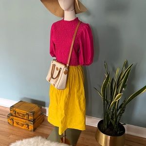 Gucci vintage tan and cream.